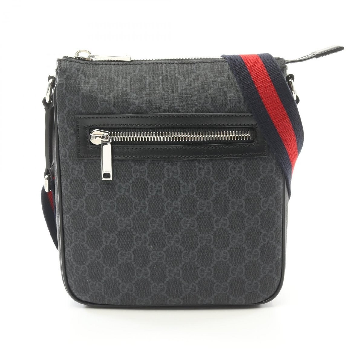 GUCCI GG Supreme Small Shoulder Bag in PVC Coated Canvas 542053  