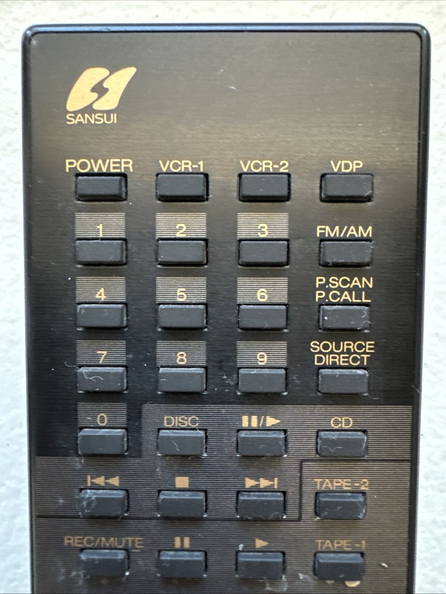 Genuine OEM Sansui RS-1270 Audio/Video Receiver Remote Control