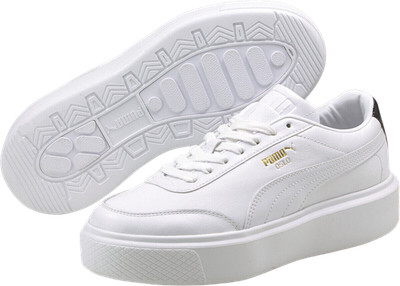 Puma Oslo Maja Damenschuhe Größe 35,5 Weiße Sneakers
