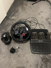 Logitech G29 Driving Force Racing Steering Wheel with Pedals and Gear Shifter