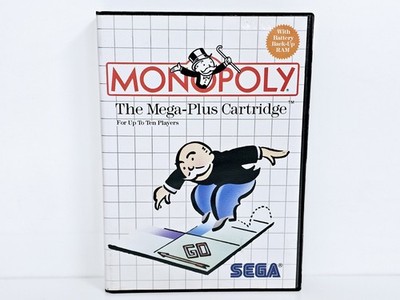 Monopoly - Sega Master System Game Spiel 