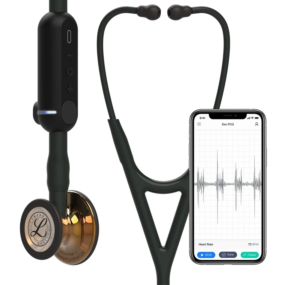 3M Littmann CORE Digital-Stethoskop kupferfarbenes Bruststück 69 cm - Bild 1 von 1