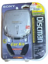 Sealed Sony Discman ESP2 Portable CD Player Car Kit Silver