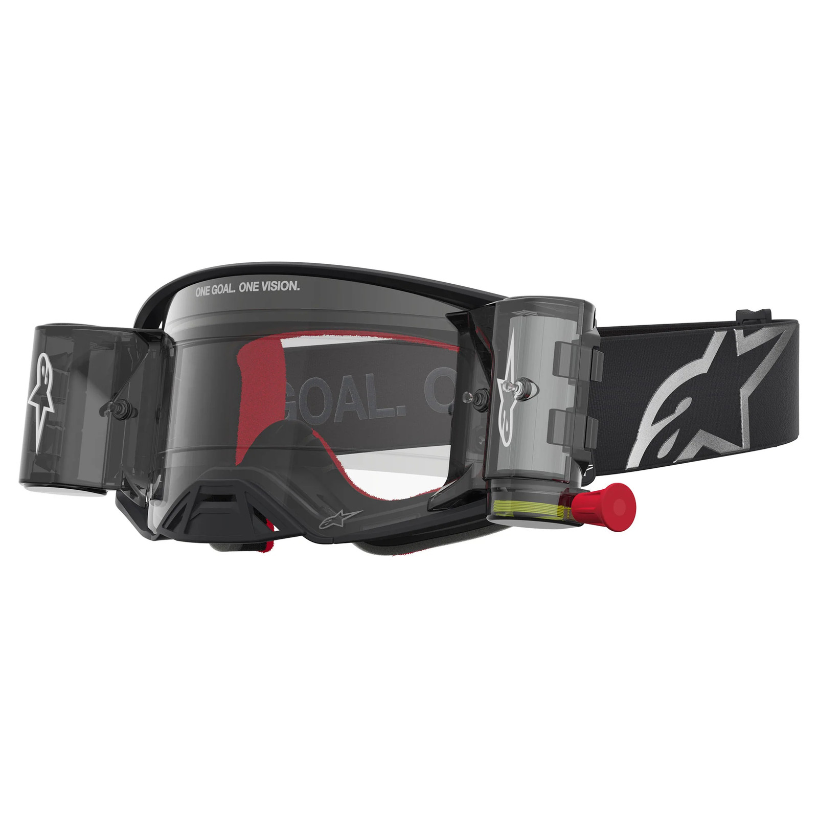 Alpinestars Supertech FIRMA Roll-Offs MX Enduro Goggles (Black/Silver) Clear Len - Image 3