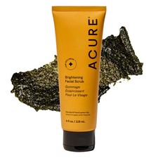 Acure Brightening Facial Scrub - Exfoliating 4 Fl Oz Pack of 1 ,