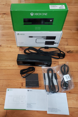 Microsoft Xbox One Kinect w/ Adapter 1637 for Xbox One S & PC Windows IOB TESTED