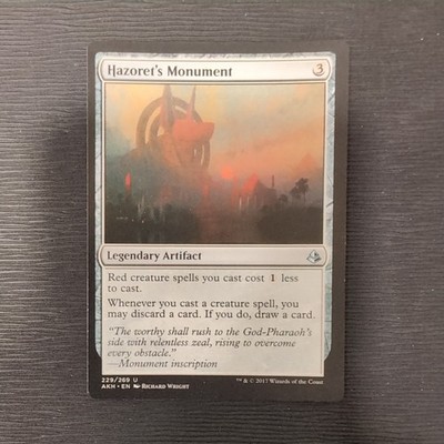Hazoret's Monument LP Amonkhet  AKH English Regular MTG FREE SHIPPING