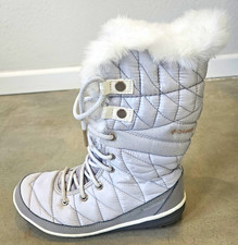 Columbia Heavenly Omni-Heat Waterproof Insulated Fur Trim Snow Boots US 6