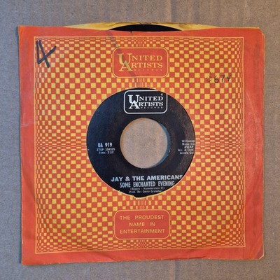 JAY & THE AMERICANS - SOME ENCHANTED EVENING - ORIGINAL UNITED ARTISTS 45