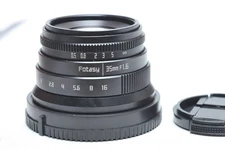 35mm F1.6 Large Aperture Manual Prime Fixed Lens APS-C for Sony E-Mount