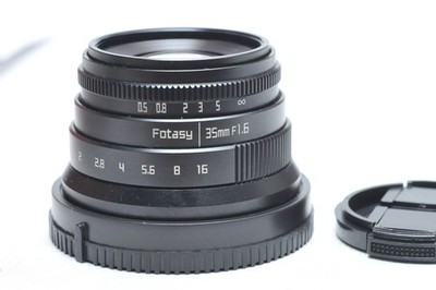 35mm F1.6 Large Aperture Manual Prime Fixed Lens APS-C for Sony E-Mount