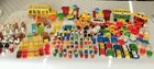 Vintage Fisher-Price Little People Huge Lot 175+ Pieces Bus Train Zoo Wood Hex