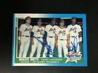 Darryl Strawberry Dwight Gooden Signed 1987 Fleer #629 AUTO JSA
