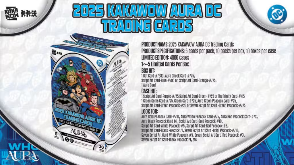 2025 Kakawow Aura DC Legacy Card - Pick Your Card - ADC-DCL- DC