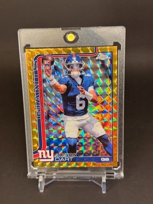 Jaxson Dart GOLD GEOMETRIC /50 ROOKIE 2025 Topps Chrome Breakers Delight GIANTS