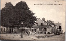 02 MONTCORNET - la placette et la rue saint martin.