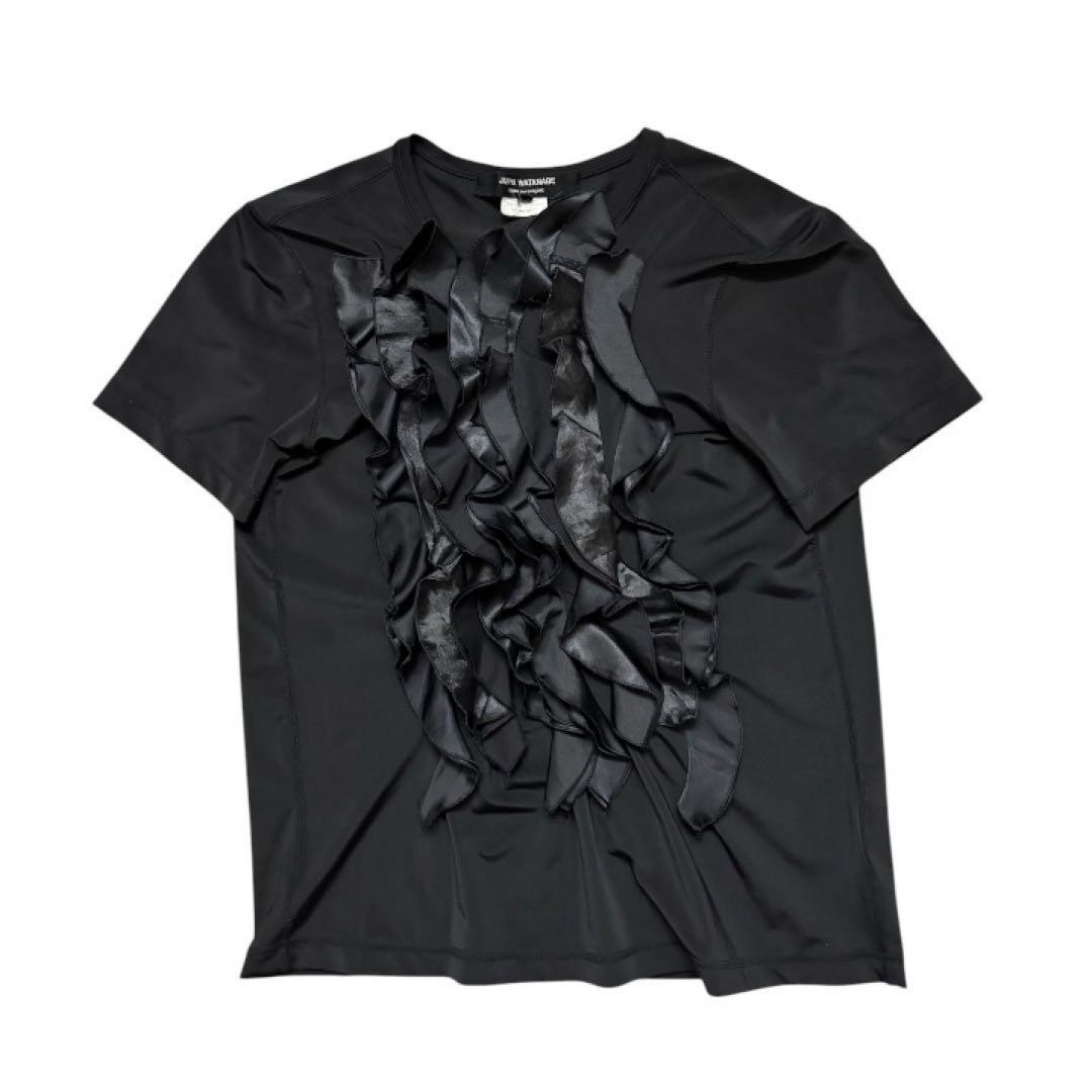 JUNYA WATANABE COMME des GARCONS 07SS Black Frill T-Shirt US M Vintage