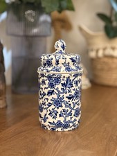 Fantastic Burleigh Staffordshire “Arden” Pattern Lidded Jar, c.1950