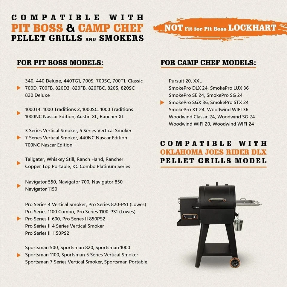 Paquete de 2 kit de encendido Hot Rod de repuesto para Pit Boss, varilla de encendido de parrilla de pellets He Foto 2 de 4