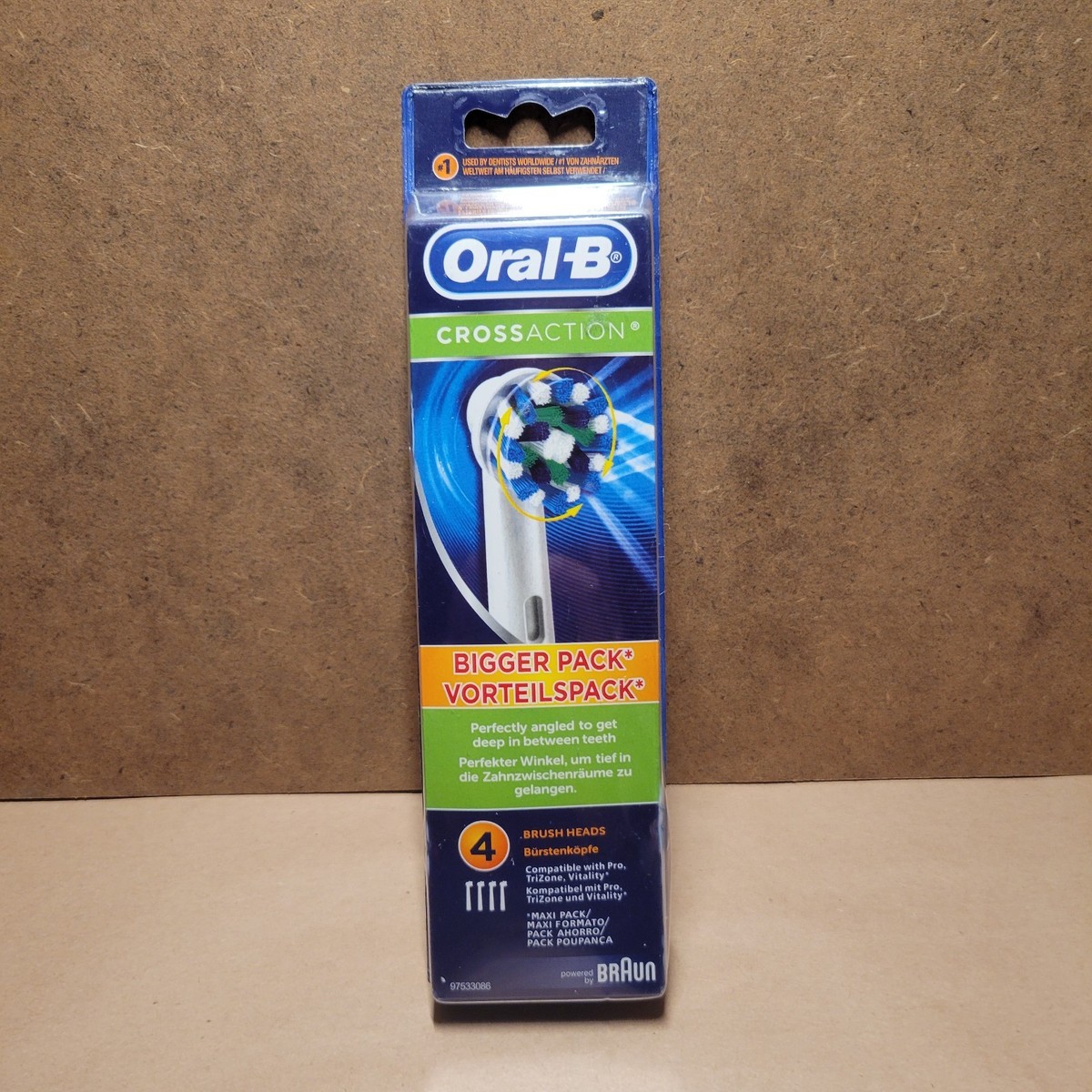 Electric Toothbrush Heads Repuestos Oral B Crossaction Toothbrush