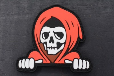 RARE Data Crew Peek Reaper - Red Large RE Patch Re TAD PDW Playge