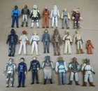 Vintage Kenner 1977-1983 Star Wars Action Figure Lot x22 AS-IS Jawa Luke Vader