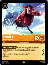 Disney Lorcana Pumbaa - Winter Warthog Winterspell Common #4/204 NM