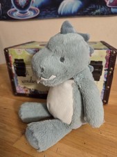 Carters Just One You Plush DINOSAUR Lovey Baby Toy Green White