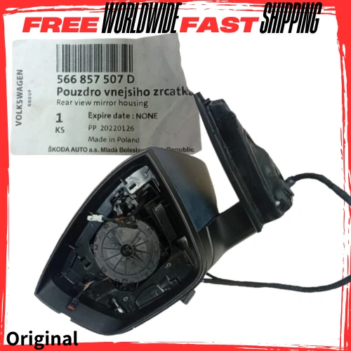 Genuine Front Left Side Wing Mirror LHD For Skoda Kodiaq Ns OEM 566857507D