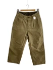 Nigel Cabourn 2PLEATS WIDE VINTAGE TWILL Pants Khaki 32