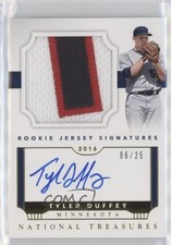 2016 Panini National Treasures Gold 6/25 Tyler Duffey #RJSV-TD Auto 0q5