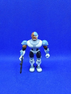 Bandai 2003 DC Comics Teen Titans Cyborg Action Figur Spielfigur Batman Sammler 