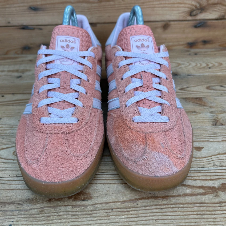 Adidas Trainers Womens Size UK 5 Gazelle Indoor Wonder Clay Originals Shoes - Image 4 of 4