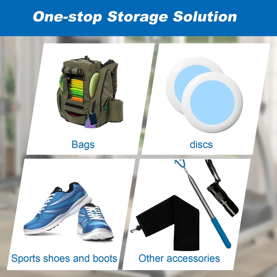 Disc Golf Rack Storage  Discs Shelf Disc Station Sport Equipement Organiz - Image 4 of 4