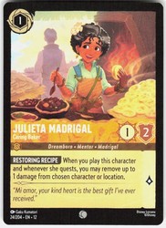 Julieta Madrigal - Caring Baker 24/204 Common Wilds Unknown Lorcana
