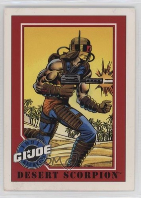 #ad 1991 Impel GI Joe Desert Scorpion #130 12vl $0.99