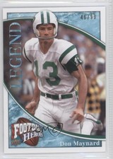 2009 Upper Deck Football Heroes Legend Blue 46/99 Don Maynard #226 HOF 0a1
