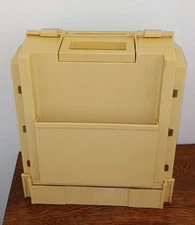 Vintage Sewing Box Caddy Thread Storage Fold Up Out 1983 World Wide Media