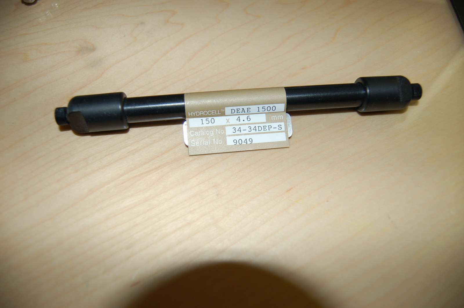 HPLC column Biochrom Hydrocell DEAE 1500 150x4.6 MM 25 CM X 0.46 cm ...