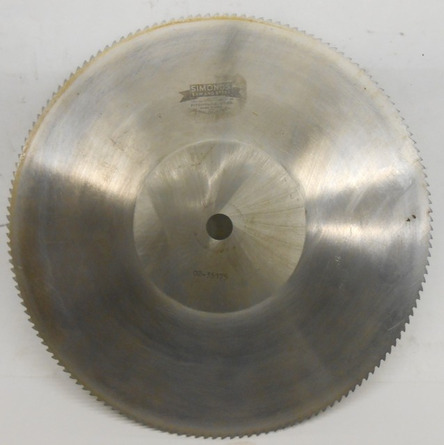SIMONDS, SOLID TOOTH CIRCULAR SAW BLADE 0235175, 10" CUTTING DIA, 3/16