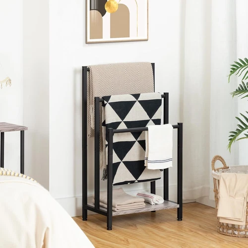 Handtuchständer Handtuchhalter Freistehend Handtuchleiter stehend mit 3 stangen - Bild 36 von 58