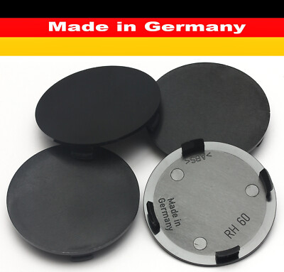 4x Nabenkappen Außen 60 mm Innen 55 mm Felgendeckel RH , Artec schwarz RH60