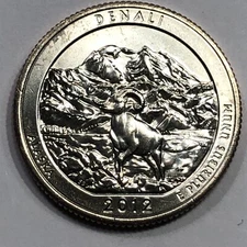 2012 S - Denali National Park ATB Quarter Dollar