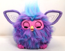 Hasbro Furby Interactive Plush Purple Color 2023 Moves Lights Up Fast Ship Works
