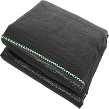 Black 3x50ft Weed Barrier Landscape Fabric Heavy Duty 3.2OZ Fabric Ground Cover