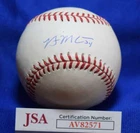 Brian McCann JSA COA Autograph Major League Signed Baseball