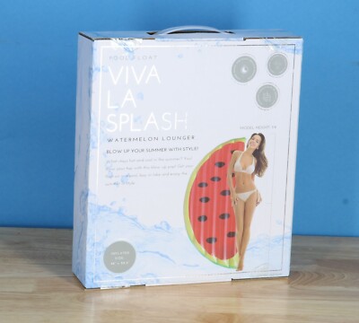 Pool Float Viva La Splash Watermelon Lounger Size: 68'' x 28.5''