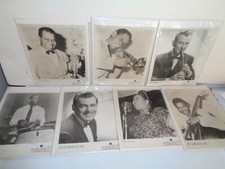 Louis Armstrong & His All-Stars Set of 7 Vintage Autographed 8 x 10 Band Photos