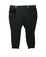 Cintas Active Pants Woman's 3X  Black Quick Dry 4 Pockets Light Weight Pull On