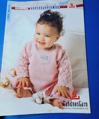 Sandnes Garn Mandarin Petit #0305 Knitting Pattern Book Baby/Toddler 0-4 mo